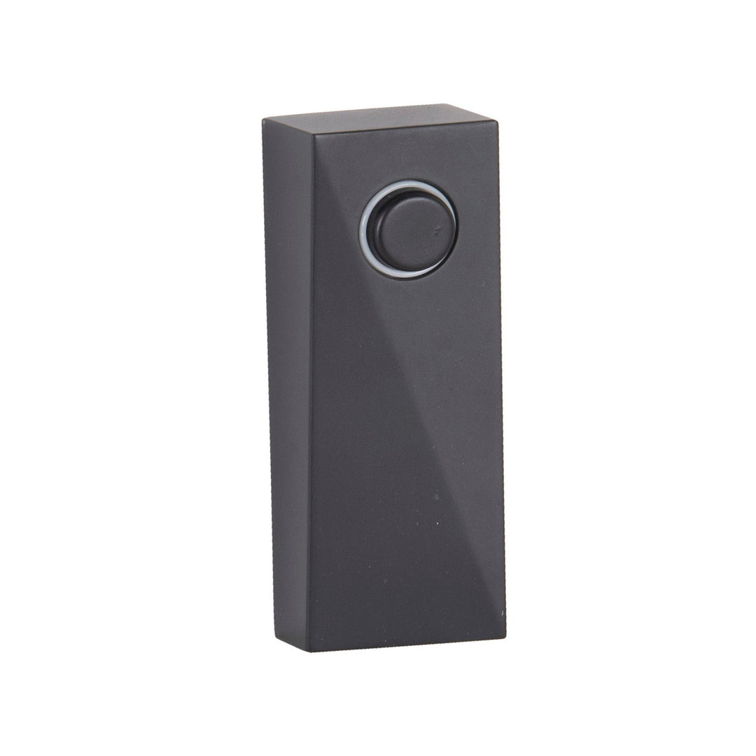 Surface Mount LED Lighted Push Button in Flat Black CRAFTMADE