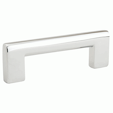 12 5/8 Inch Overall (12 Inch c-c) Brass Trail Pull (Polished Chrome Finish) EMTEK