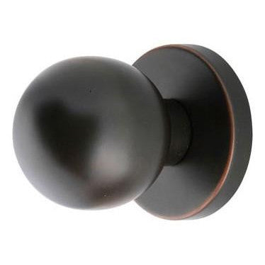 Emtek Solid Brass Orb Door Knob Set With Disk Rosette EMTEK