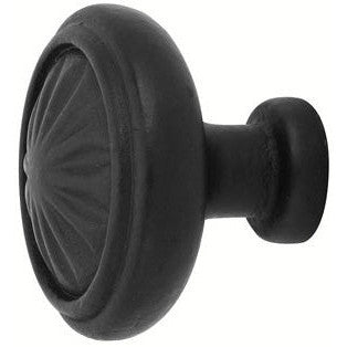 1 Inch Tuscany Bronze Round Knob (Flat Black) EMTEK