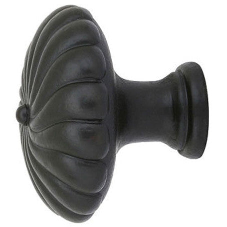 1 3/4 Inch Tuscany Bronze Twist Round Knob (Flat Black) EMTEK