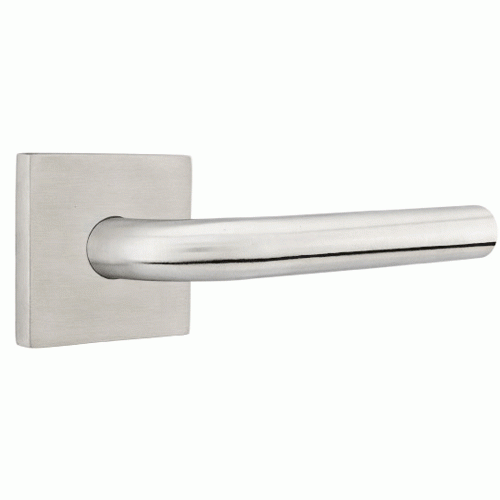 Emtek Stainless Steel Kiel Lever With Square Rosette EMTEK