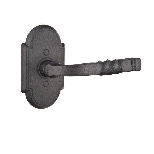 Emtek Wrought Steel San Carlos Lever With Arched Rosette EMTEK