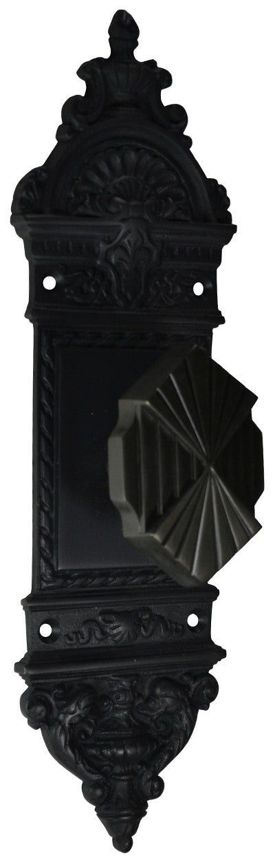 European Door Set With Art Deco Fanfare Knob