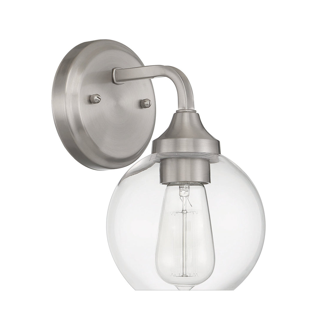 Glenda 1 Light Wall Sconce in Brushed Polished Nickel CRAFTMADE