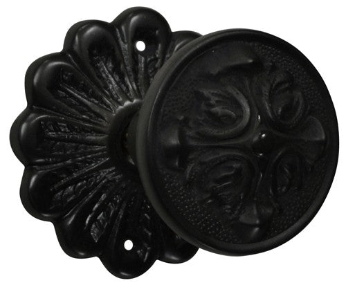 Solid Brass Romanesque Style Door Knob Set