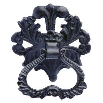 3 Inch Victorian Leaves Baroque / Rococo Ring Pull (Oil Rubbed Bronze Finish) COPPER MOUNTAIN HARDWARE