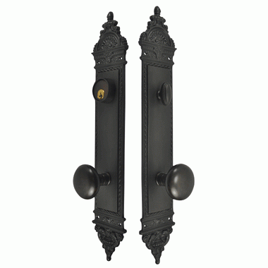 L'Enfant Style Deadbolt Entryway Set (Oil Rubbed Bronze) COPPER MOUNTAIN HARDWARE