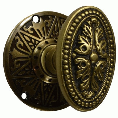 Eastlake Door Set With Avalon Oval Knob