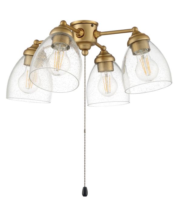 ##Antique Hardware## 4 Light Universal Light Kit in Satin Brass