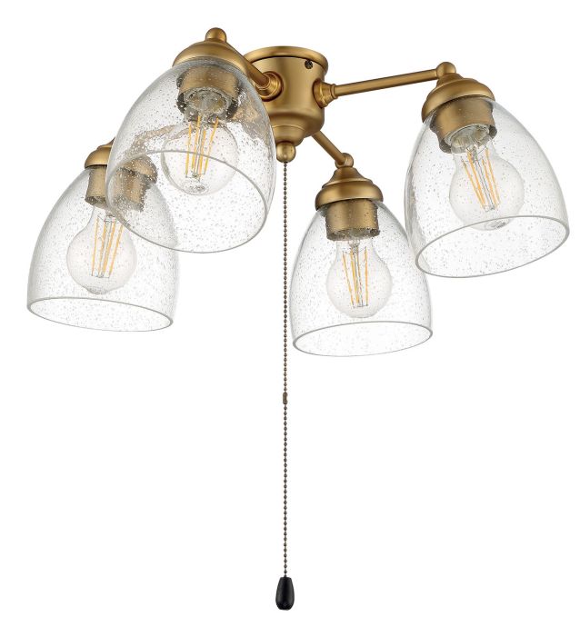 ##Antique Hardware## 4 Light Universal Light Kit in Satin Brass