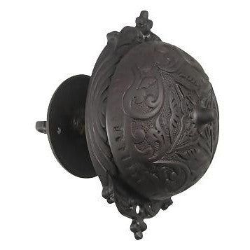 Copper Mountain Oil Rubbed Bronze Eastlake Mechanical Twist Doorbell COPPER MOUNTAIN HARDWARE