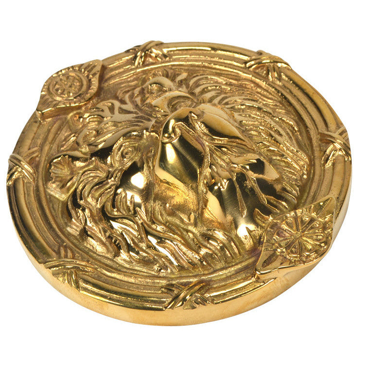Lion's Head Medallion (Several Finishes Available)