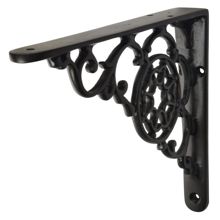 6 3/4 Inch Solid Brass Star Shape Shelf Bracket (Oil Rubbed Bronze) Copper Mountain Hardware