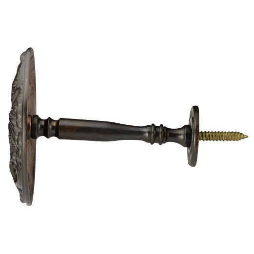 Solid Brass Baroque Curtain Tie Back (Oil Rubbed Bronze Finish) Copper Mountain Hardware