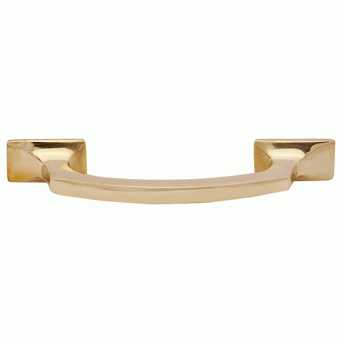 5 1/4 Inch Overall (3 3/4 Inch c-c) Traditional Solid Brass Pull