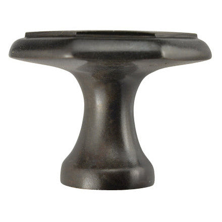 1 5/8 Inch Solid Brass Octagonal Cabinet Knob Oil Rubbed Bronze Finish COPPER MOUNTAIN HARDWARE