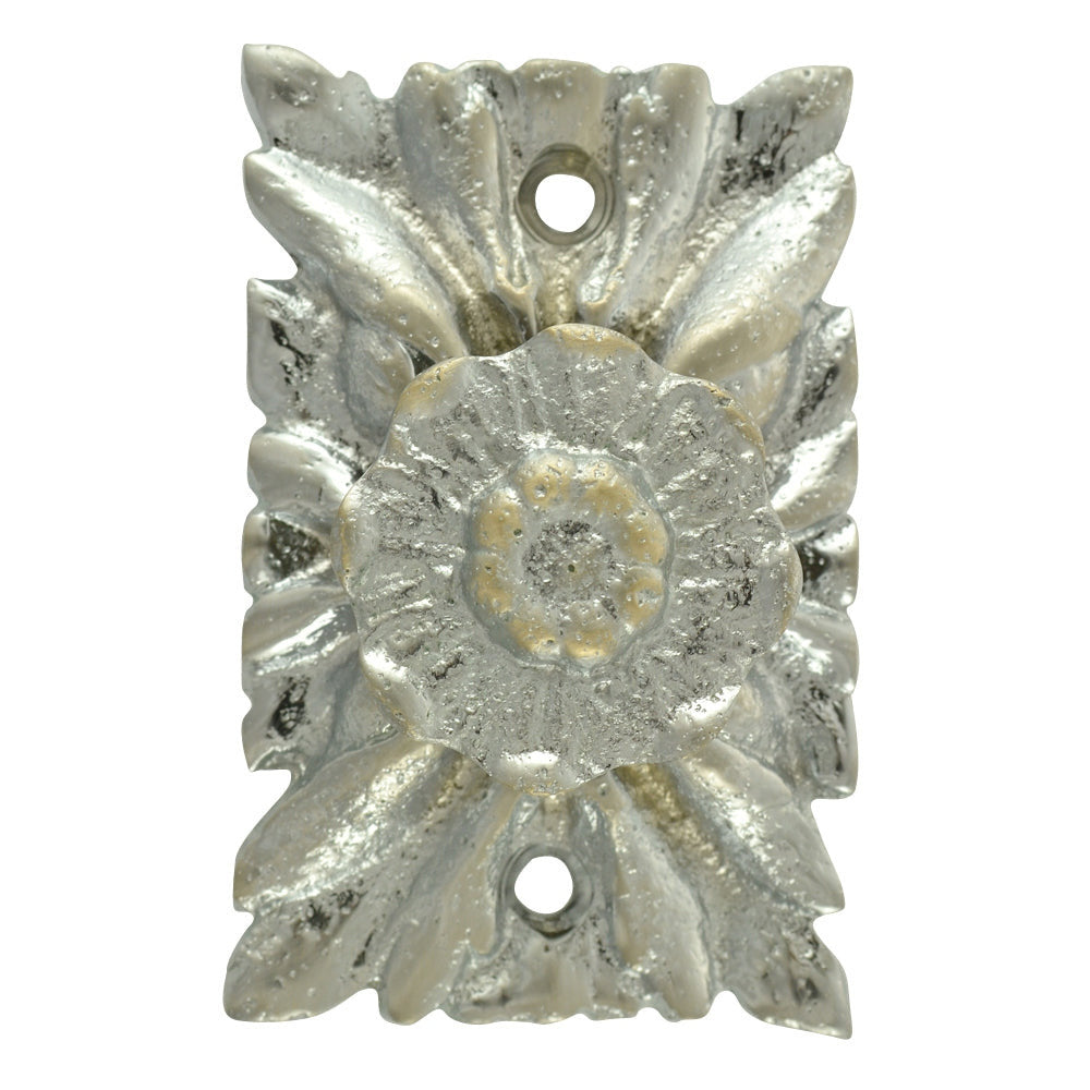 3 Inch Solid Brass Romanesque Floral Knob (Several Finishes Available) COPPER MOUNTAIN HARDWARE