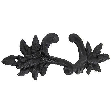 6 Inch Overall (4 3/8 Inch c-c) Solid Brass Ornate French Leaves Pull (Oil Rubbed Bronze Finish) COPPER MOUNTAIN HARDWARE