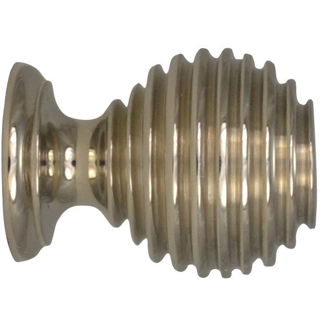 1 3/8 Inch Solid Brass Concentric Art Deco Round Cabinet and Furniture Knob