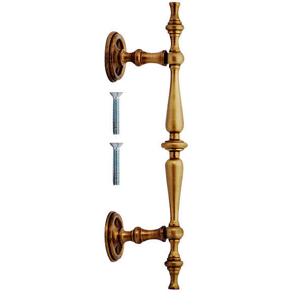 9 1/2 Inch Solid Brass Traditional Door Pull