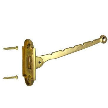 Solid Brass Valet or Key Hook (Polished Brass Finish) DELTANA