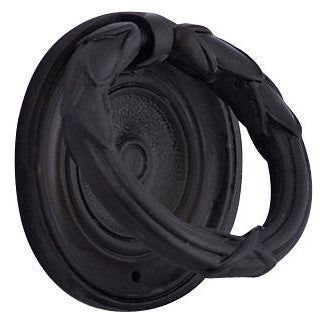 2 3/4 Inch Solid Brass Ribbon & Reed Drawer Ring Pull