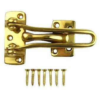 Deltana - Solid Brass 4" Door Guard in Polished Brass DELTANA