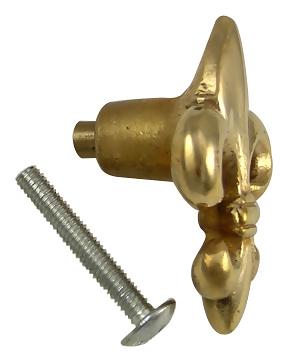 COPPER MOUNTAIN HARDWARE Antique Fleur de Lis Cabinet & Furniture Knob