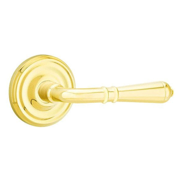 Emtek 810T Turino Brass Modern Passage Leverset Satin Nickel Leverset Passage EMTEK