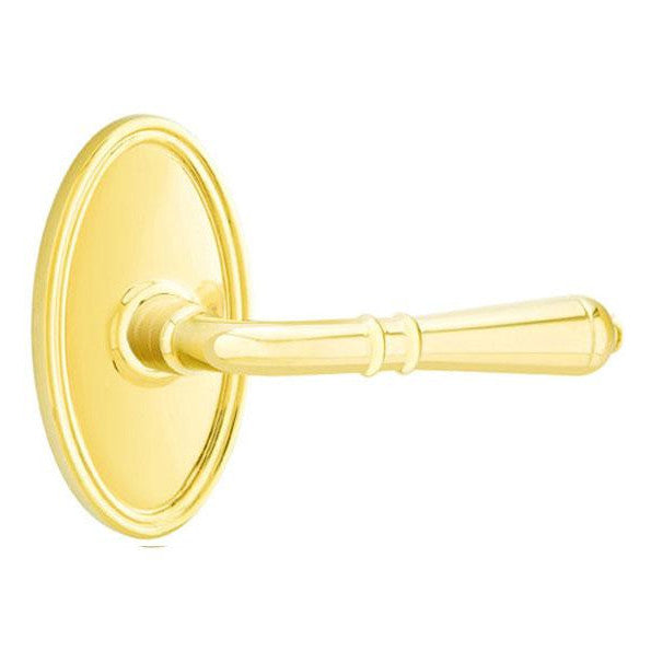 Emtek Solid Brass Turino Lever With Oval Rosette (Many Finishes Available) EMTEK