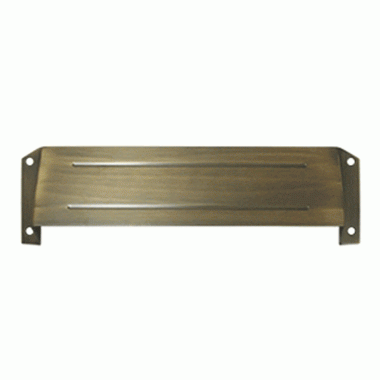 Mail Slot & Sleeve Letter Box Hood (Antique Brass Finish) DELTANA