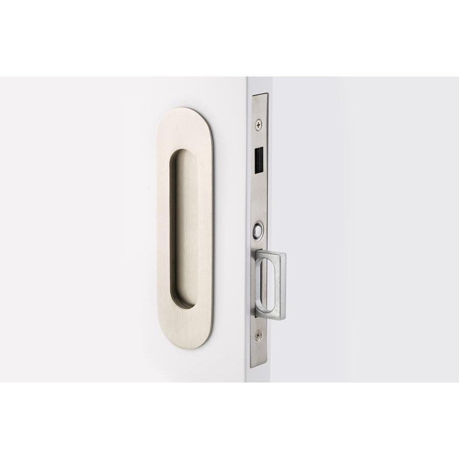 Emtek Narrow Oval Brass Mortise Pocket Door (Several Finishes Available) EMTEK