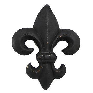 1 5/8 Inch Fleur de Lis Knob (Oil Rubbed Bronze Finish) COPPER MOUNTAIN HARDWARE