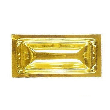 Rectangular Stamped Brass Flush Pull DELTANA