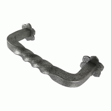 San Carlos Style Iron Drawer Pull (Satin Steel Finish) EMTEK