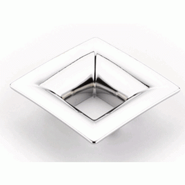 2 3/4 Inch (1.25 Inch c-c) Finestrino Flared Square Pull (Polished Chrome Finish) SCHAUB
