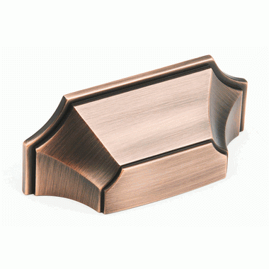 4 3/8 (3 Inch c-c) Empire Cup Pull (Empire Bronze Finish) SCHAUB