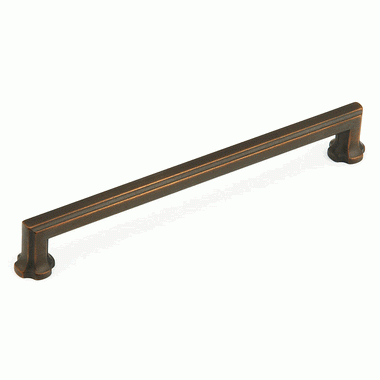 8 7/8 (8 Inch c-c) Empire Pull (Ancient Bronze Finish) SCHAUB