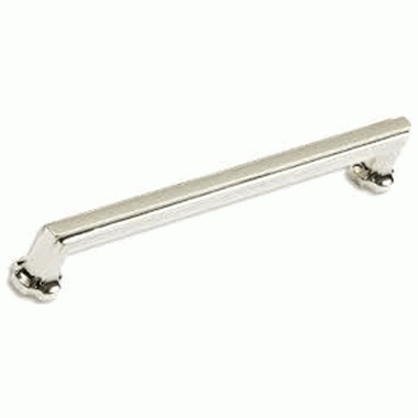 8 7/8 (8 Inch c-c) Empire Pull (Polished Nickel Finish) SCHAUB