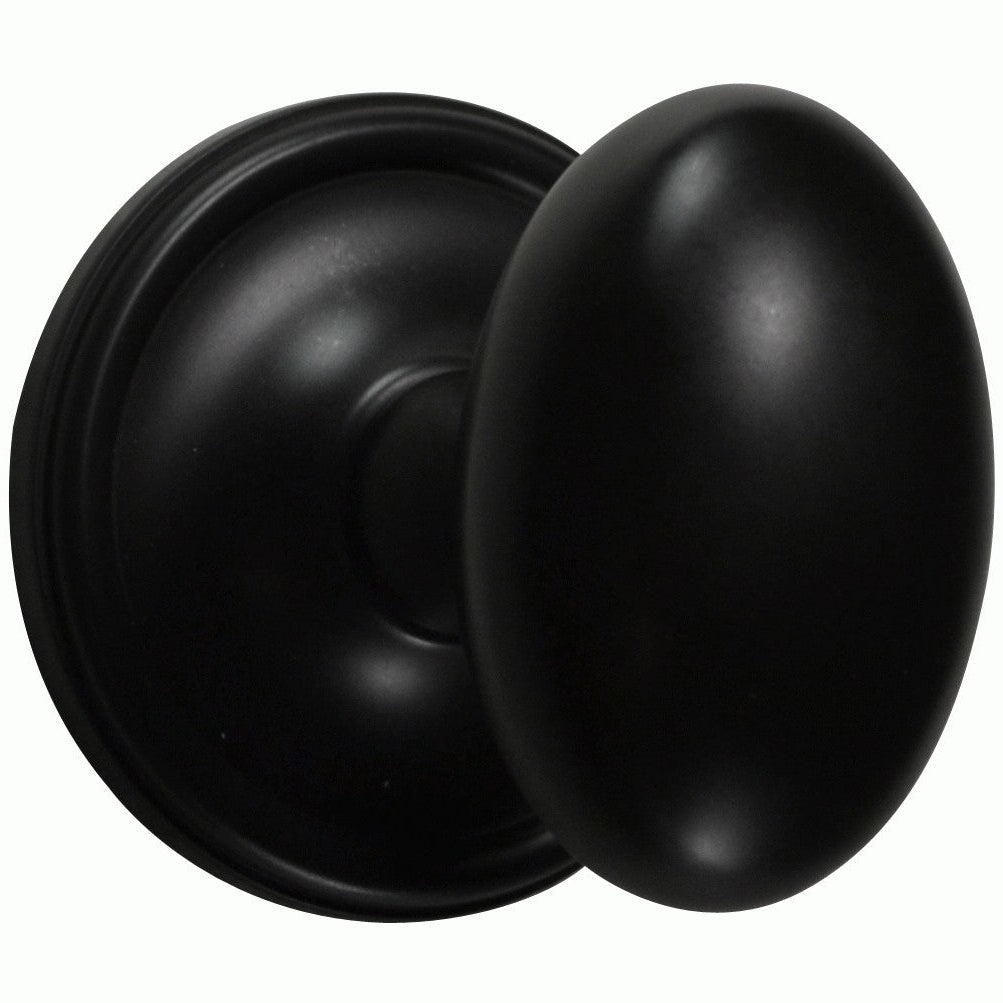 Traditional Rosette Door Set with Egg Style Door Knobs (Several Finishes Available)