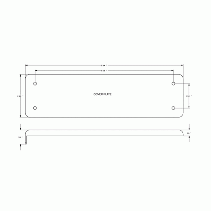 Solid Brass Extra Cover Plate (Antique Nickel Finish) DELTANA