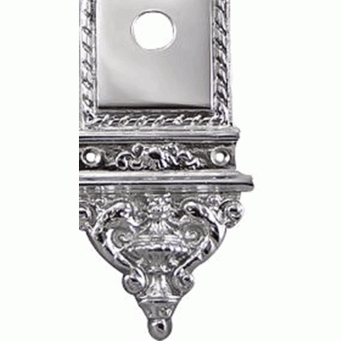 L'Enfant Solid Brass Small Backplate (Several Finishes Available)