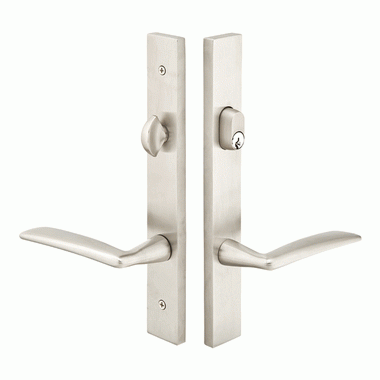 Stainless Steel Keyed Style Multi Point Lock Trim (Brushed Stainless Steel Finish) EMTEK