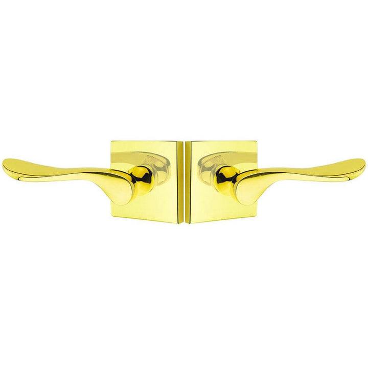 Emtek Solid Brass Luzern Lever With Square Rosette (Several Finish Options) EMTEK