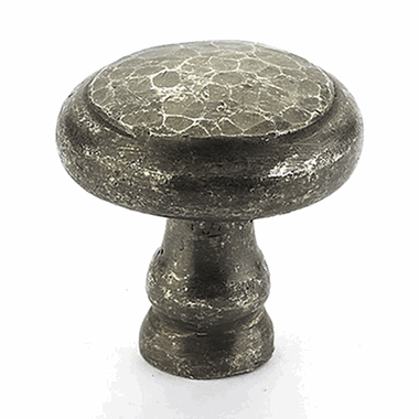 1 1/2 Inch Artifex Round Mushroom Knob (Dark Pewter Finish) SCHAUB