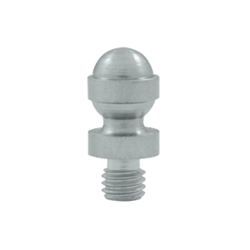1/2 Inch Solid Brass Acorn Tip Cabinet Finial (Brushed Chrome Finish) DELTANA