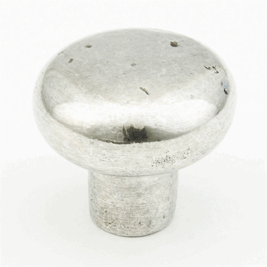 1 5/8 Inch Artifax Round Knob (Natural Pewter Finish) SCHAUB