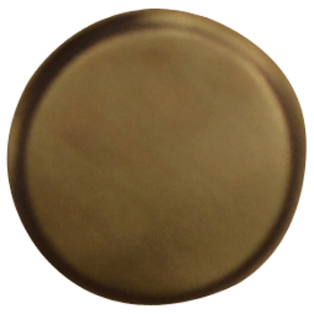 1 Inch Brass Flat Top Cabinet Knob (Antique Brass Finish) COPPER MOUNTAIN HARDWARE