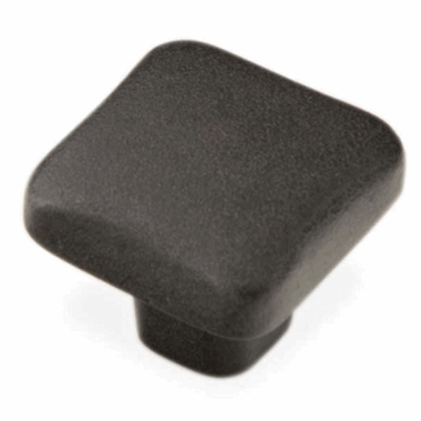 1 Inch Vinci Square Cabinet Knob (Black Bronze Finish) SCHAUB